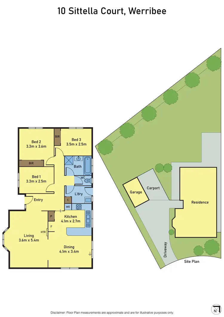 Floorplan of Homely house listing, 10 Sittella Court, Werribee VIC 3030