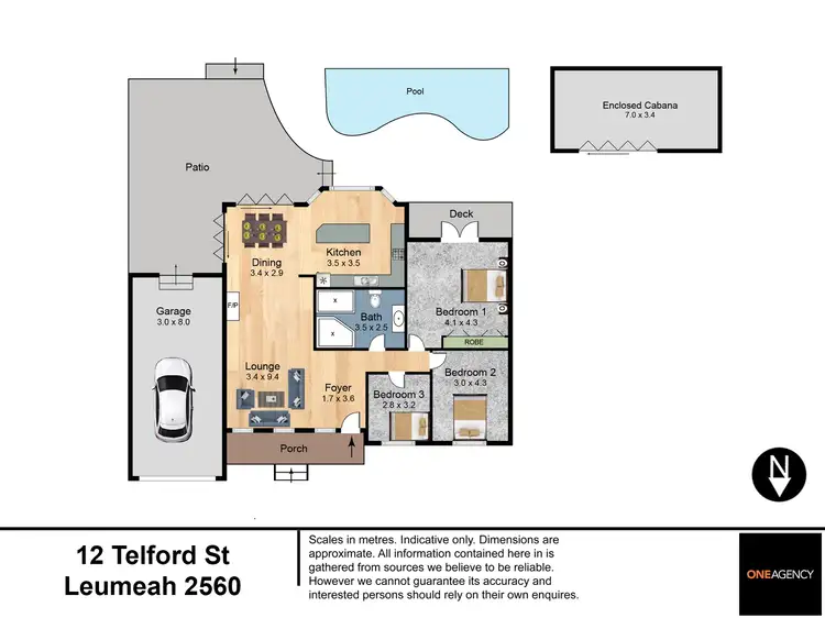 Floorplan of Homely house listing, 12 Telford Street, Leumeah NSW 2560