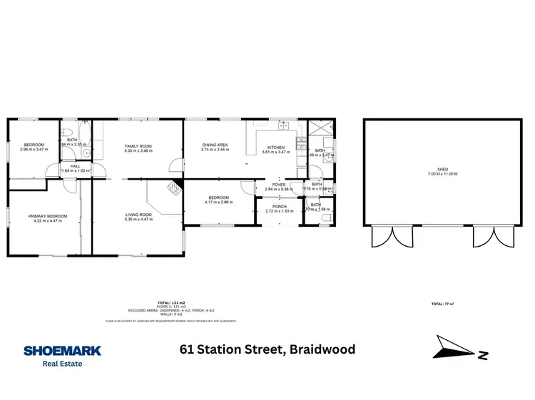 Floorplan of Homely house listing, 61 Station Street, Braidwood NSW 2622