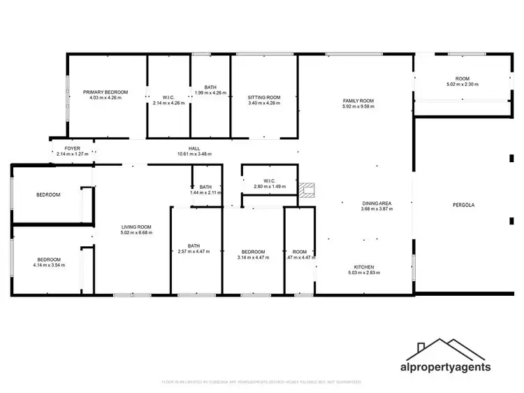 Floorplan of Homely house listing, 30 Dellar Crescent, Horsham VIC 3400