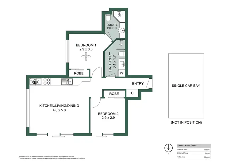 Floorplan of Homely apartment listing, 503/18 Rheola Street, West Perth WA 6005
