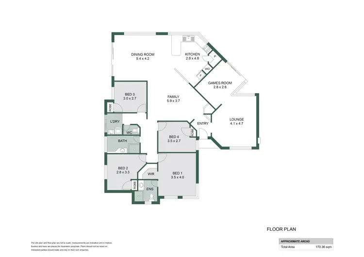Floorplan of Homely house listing, 8 Penda Close, Halls Head WA 6210
