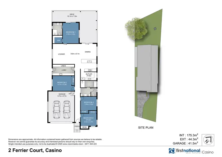 Floorplan of Homely house listing, 1/2 Ferrier Court, Casino NSW 2470