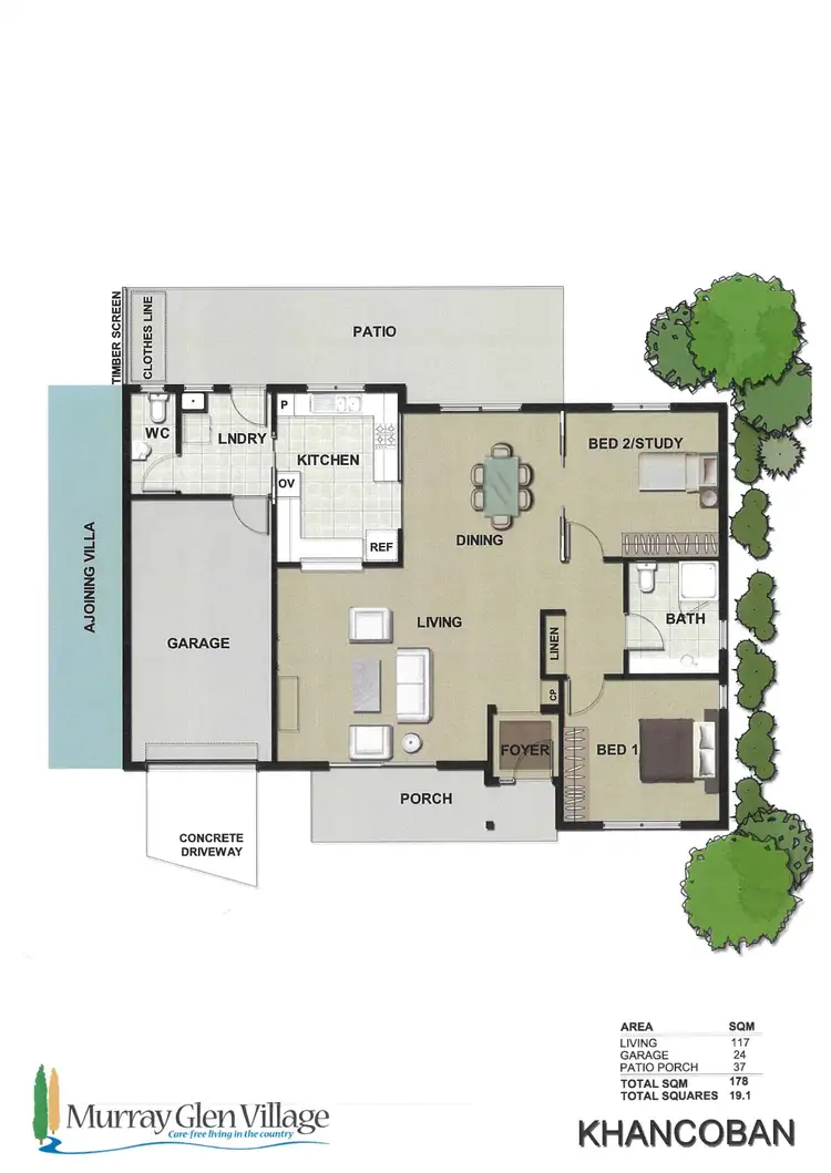 Floorplan of Homely house listing, 33/84 Currawong Road, Tumut NSW 2720
