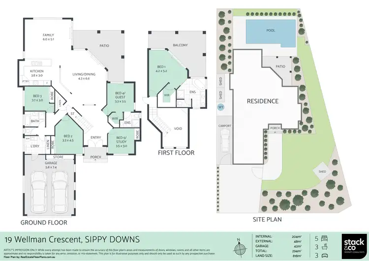 Floorplan of Homely house listing, 19 Wellman Crescent, Sippy Downs QLD 4556