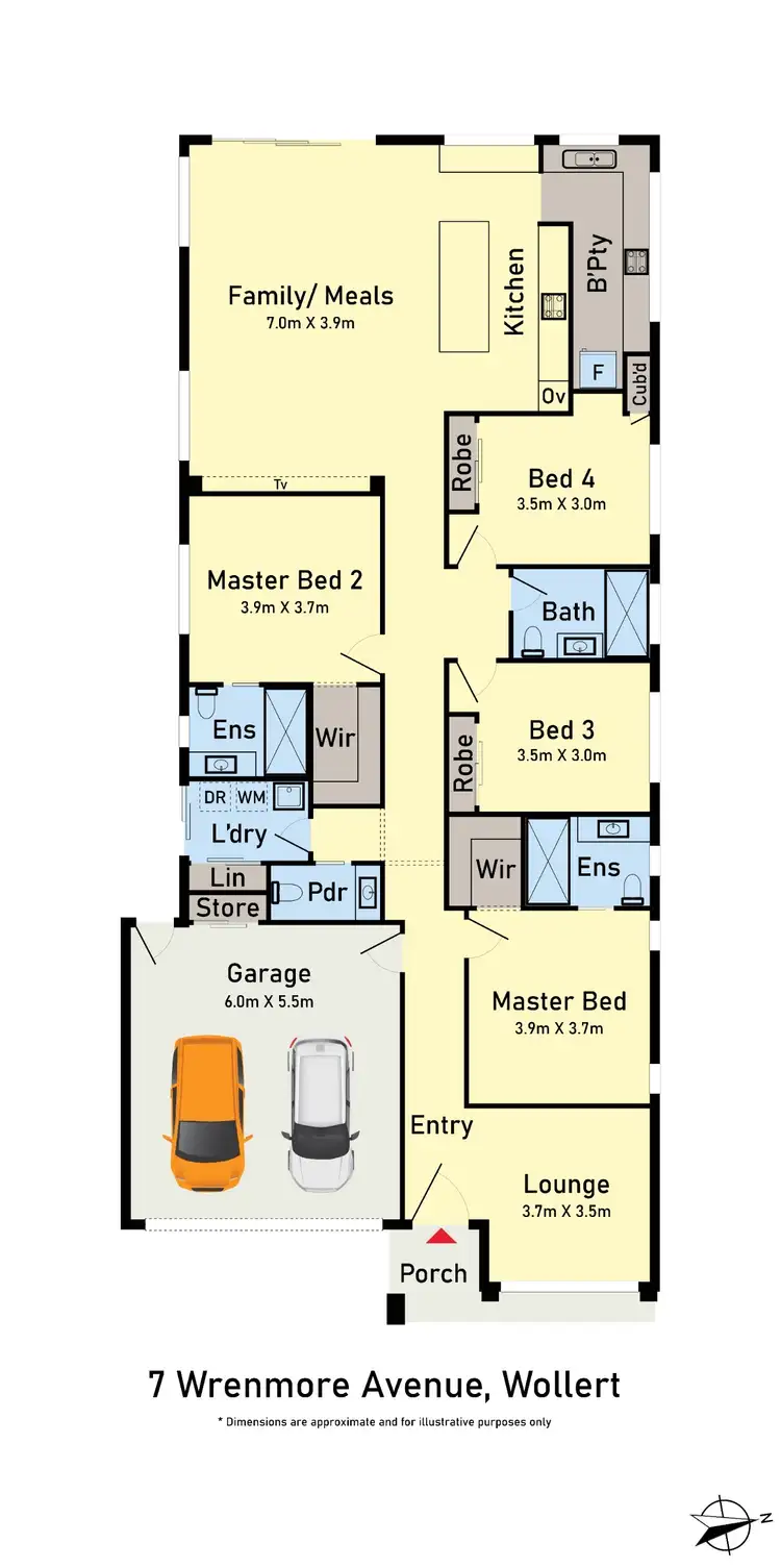 Floorplan of Homely house listing, 7 Wrenmore Avenue, Wollert VIC 3750