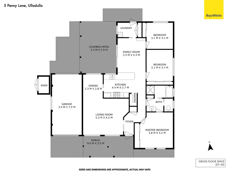 Floorplan of Homely house listing, 5 Penny Lane, Ulladulla NSW 2539