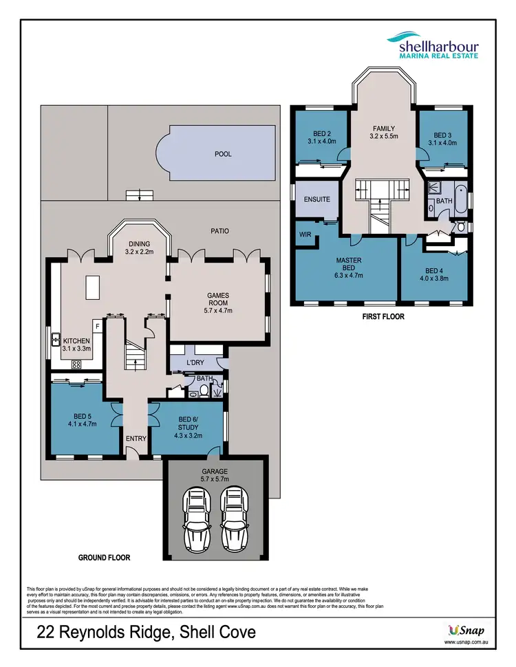 Floorplan of Homely house listing, 22 Reynolds Ridge, Shell Cove NSW 2529