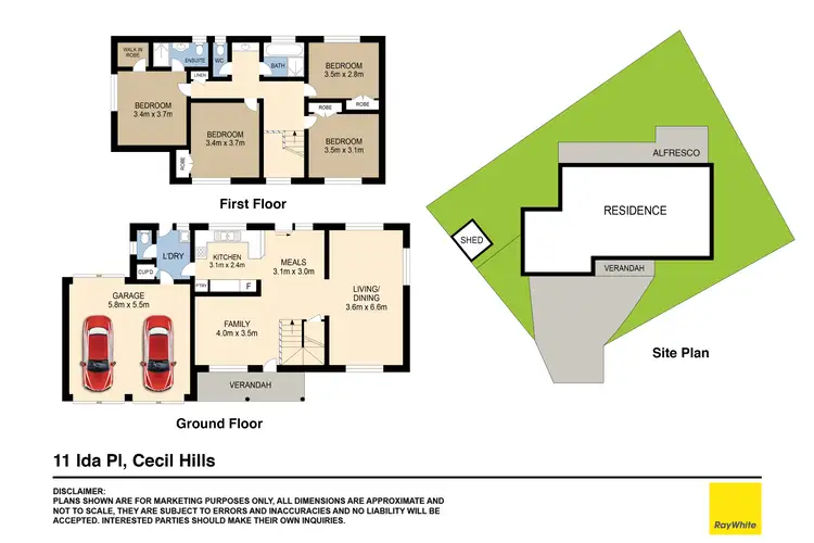 Floorplan of Homely house listing, 11 Ida Place, Cecil Hills NSW 2171