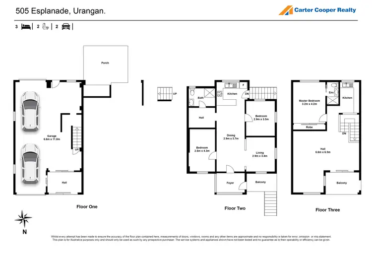 Floorplan of Homely house listing, 505 Esplanade, Urangan QLD 4655