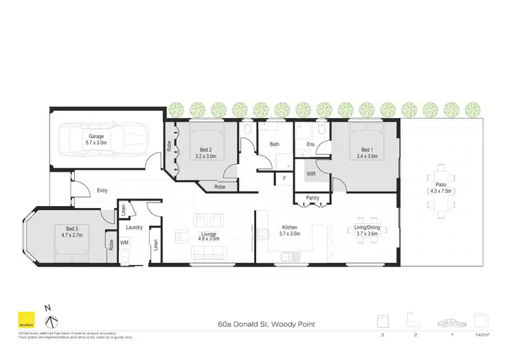 Floorplan of Homely house listing, 60A Donald Street, Woody Point QLD 4019