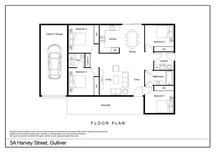 Floorplan of Homely house listing, 5a Harvey Street, Gulliver QLD 4812