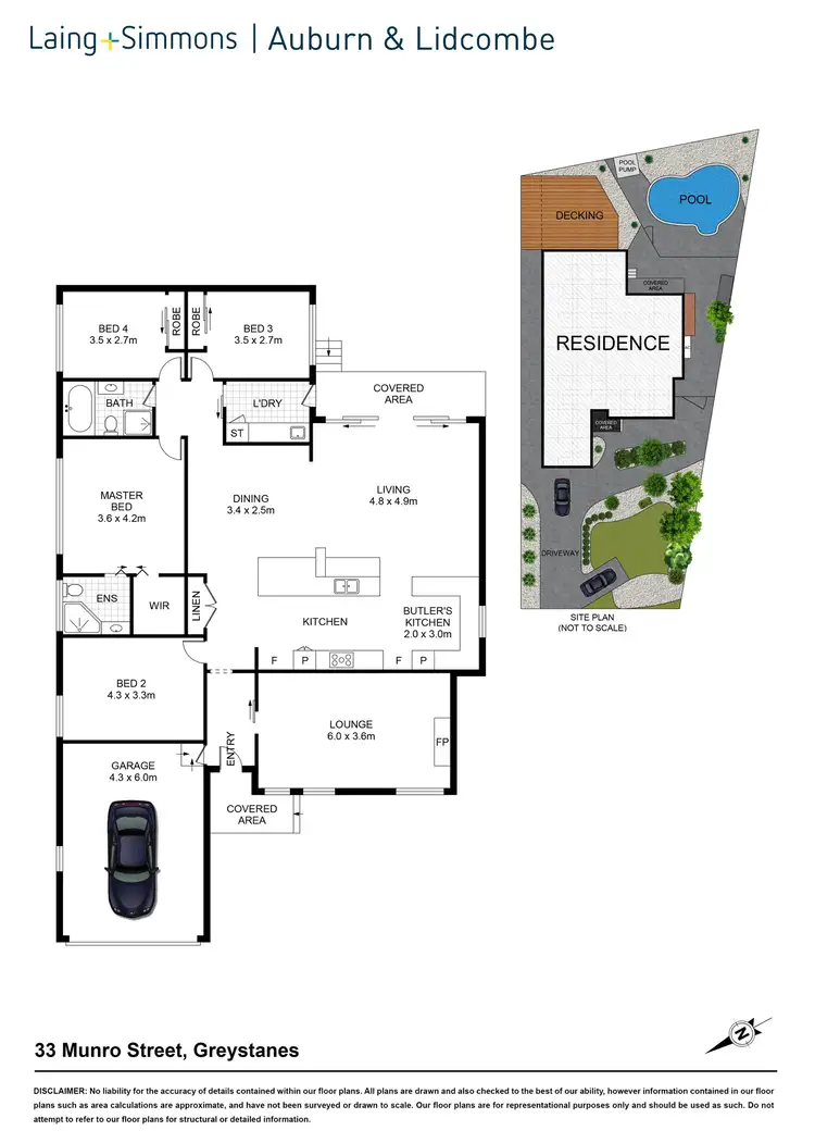 Floorplan of Homely house listing, 33 Munro St, Greystanes NSW 2145