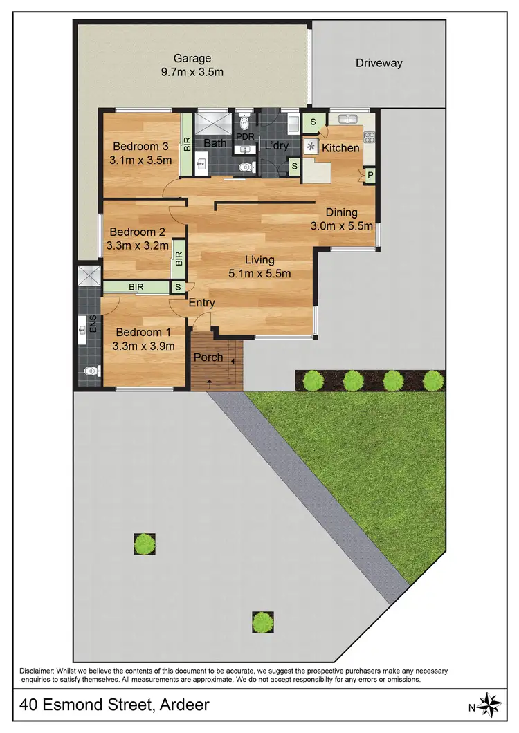 Floorplan of Homely house listing, 40 Esmond Street, Ardeer VIC 3022