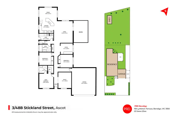 Floorplan of Homely house listing, 3/48B Strickland Street, Ascot VIC 3551