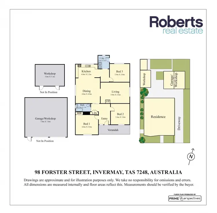 Floorplan of Homely house listing, 98 Forster Street, Invermay TAS 7248