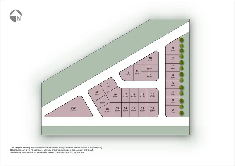 Floorplan of Homely land listing, Proposed Lot Unnamed Road (off Bassett Lane), Rosewood QLD 4340