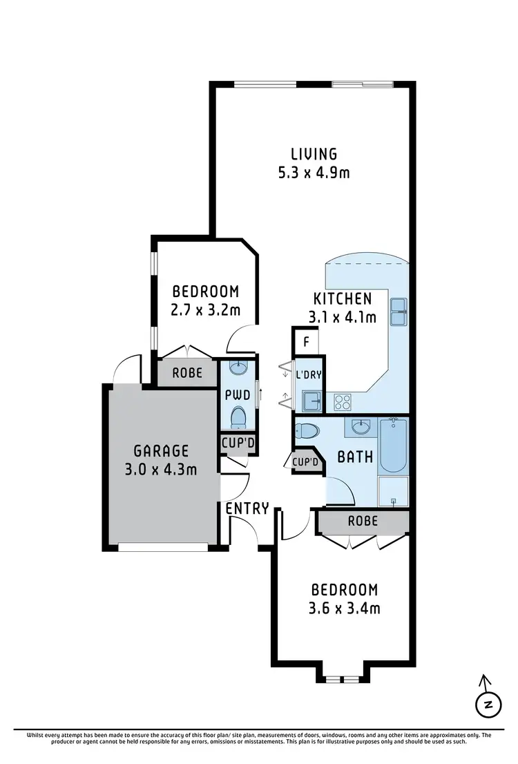 Floorplan of Homely house listing, 64 Aloha Street, South Kingsville VIC 3015