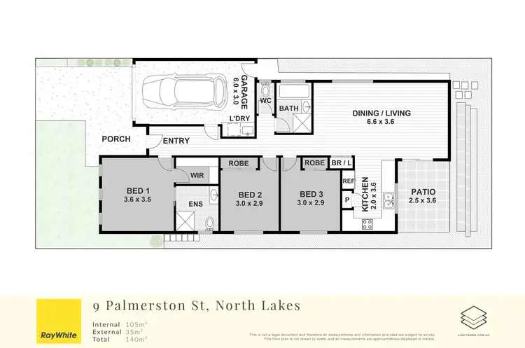 Floorplan of Homely house listing, 9 Palmerston Street, North Lakes QLD 4509