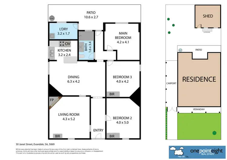 Floorplan of Homely house listing, 30 Janet Street, Evandale SA 5069