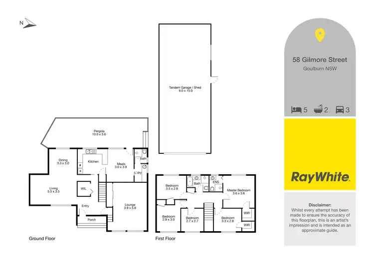 Floorplan of Homely house listing, 58 Gilmore Street, Goulburn NSW 2580