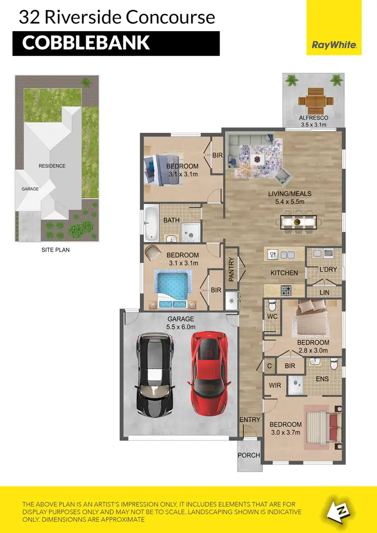 Floorplan of Homely house listing, 32 Riverside Concourse, Cobblebank VIC 3338