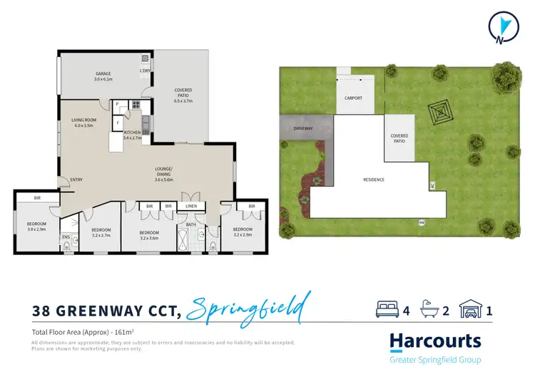 Floorplan of Homely house listing, 38 Greenway Circuit, Springfield QLD 4300