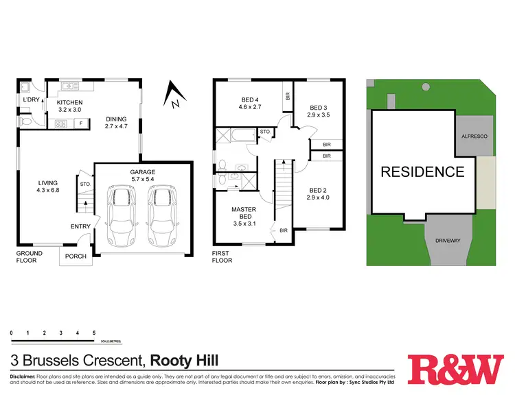 Floorplan of Homely house listing, 3 Brussels Crescent, Rooty Hill NSW 2766