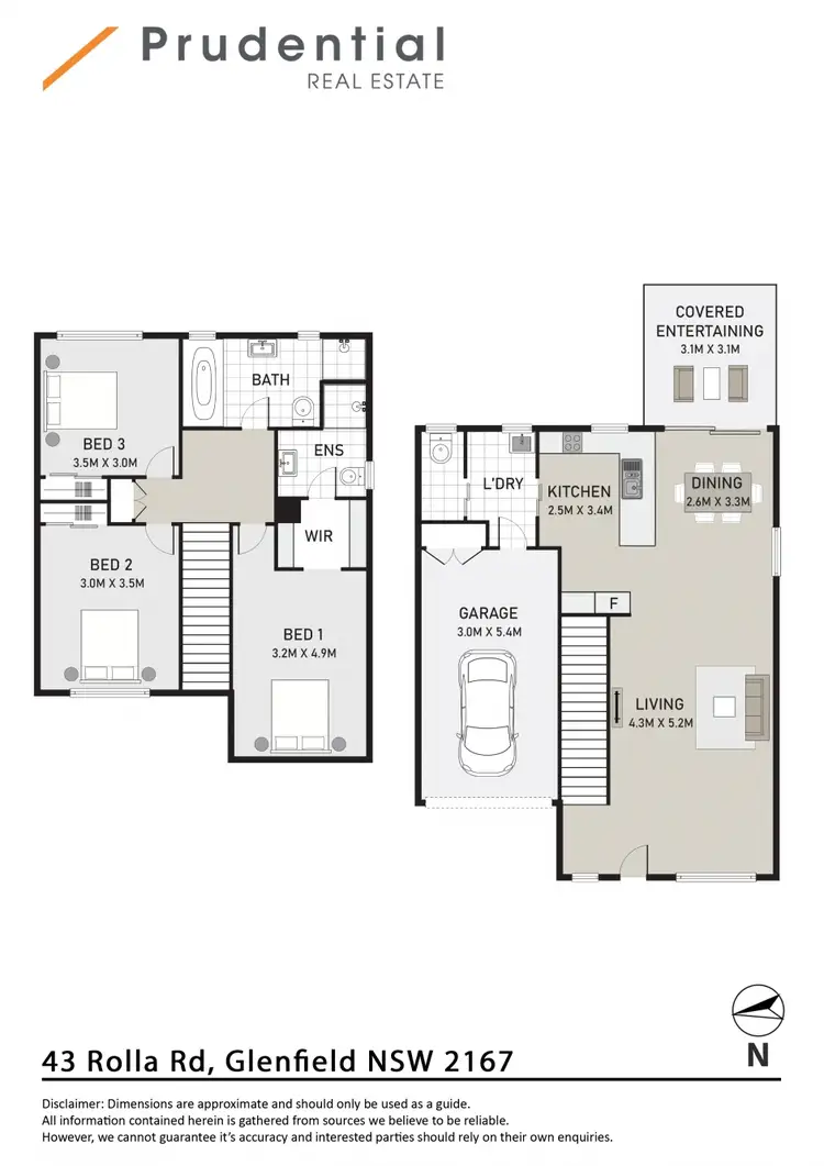 Floorplan of Homely house listing, 43 Rolla Road, Glenfield NSW 2167