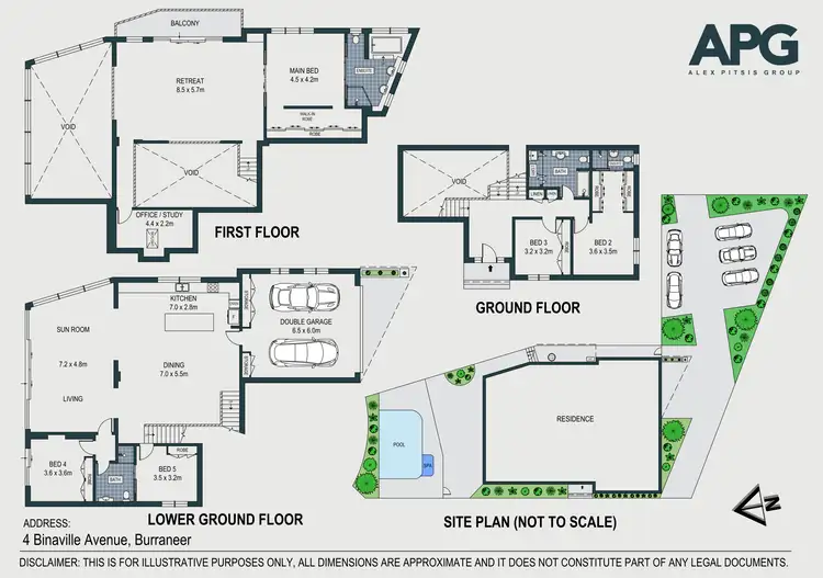 Floorplan of Homely house listing, 4 Binaville Avenue, Burraneer NSW 2230