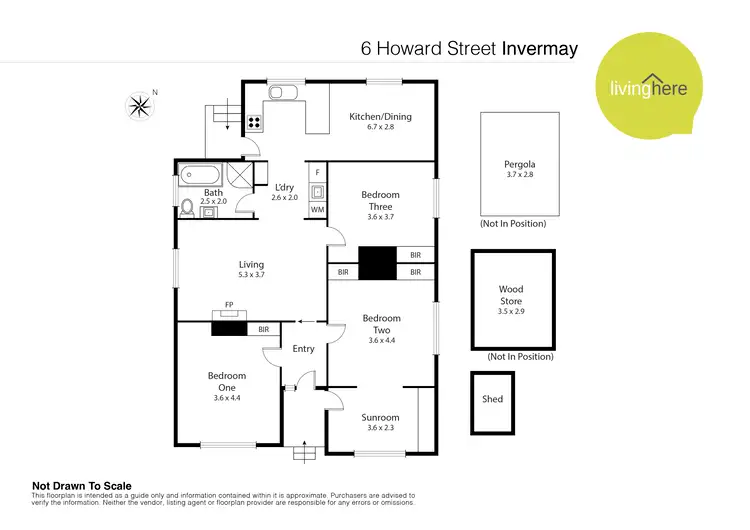 Floorplan of Homely house listing, 6 Howard Street, Invermay TAS 7248