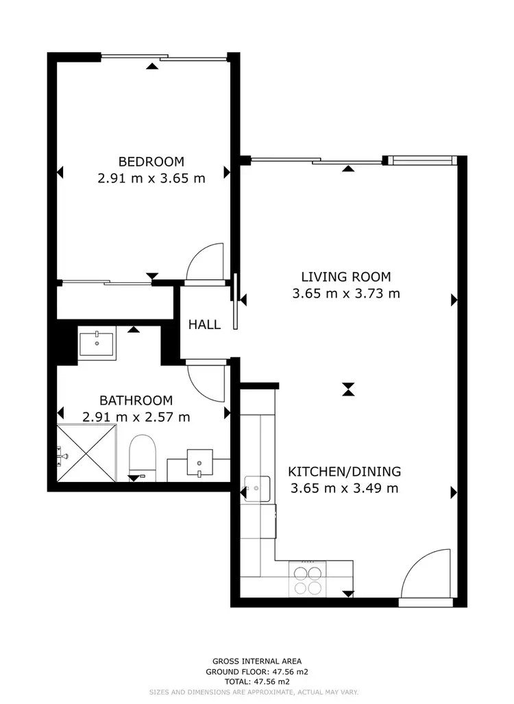 Floorplan of Homely apartment listing, 14/269 James Street, Northbridge WA 6003