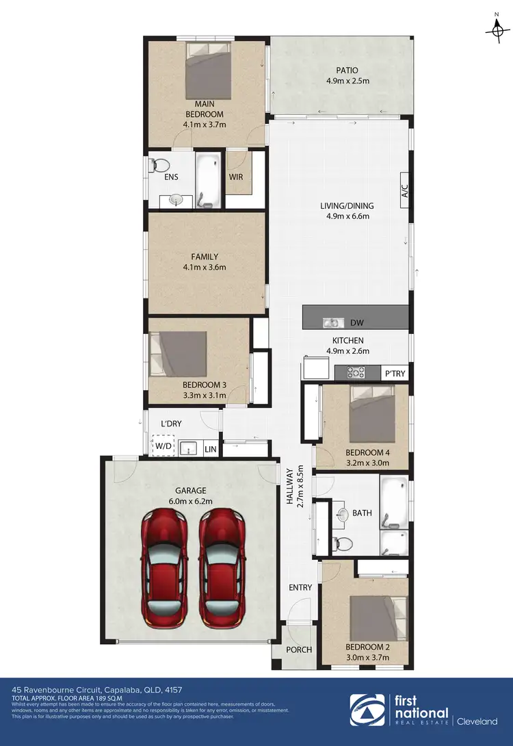 Floorplan of Homely house listing, 45 Ravenbourne Circuit, Capalaba QLD 4157