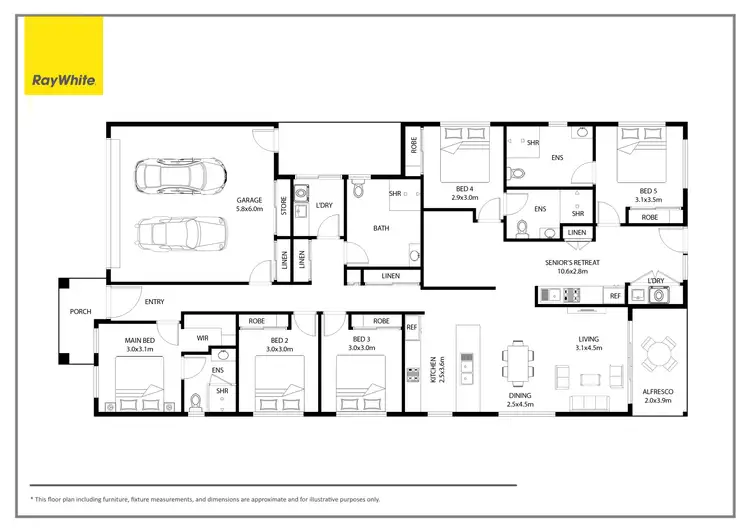 Floorplan of Homely other listing, Address available on request