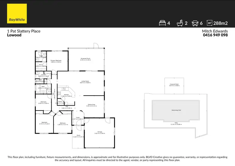 Floorplan of Homely house listing, 1 Pat Slattery Place, Lowood QLD 4311