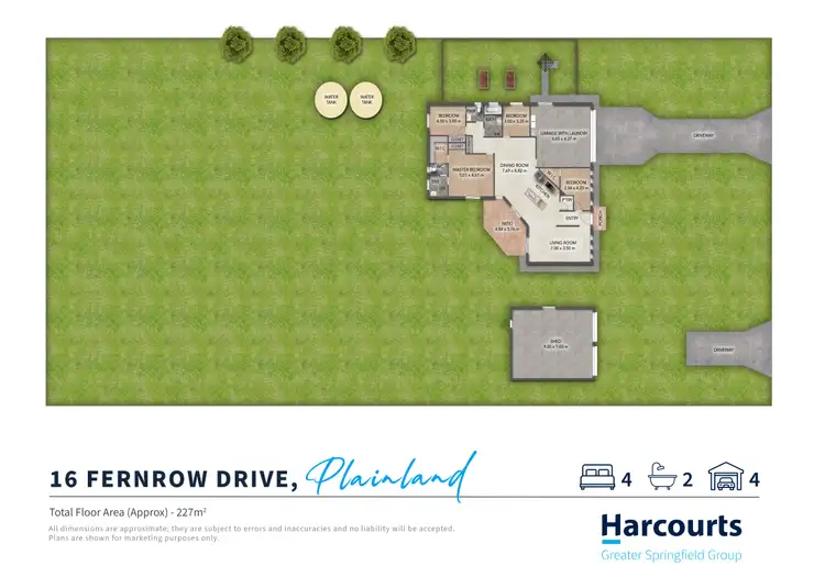 Floorplan of Homely house listing, 16 Fernrow Drive, Plainland QLD 4341