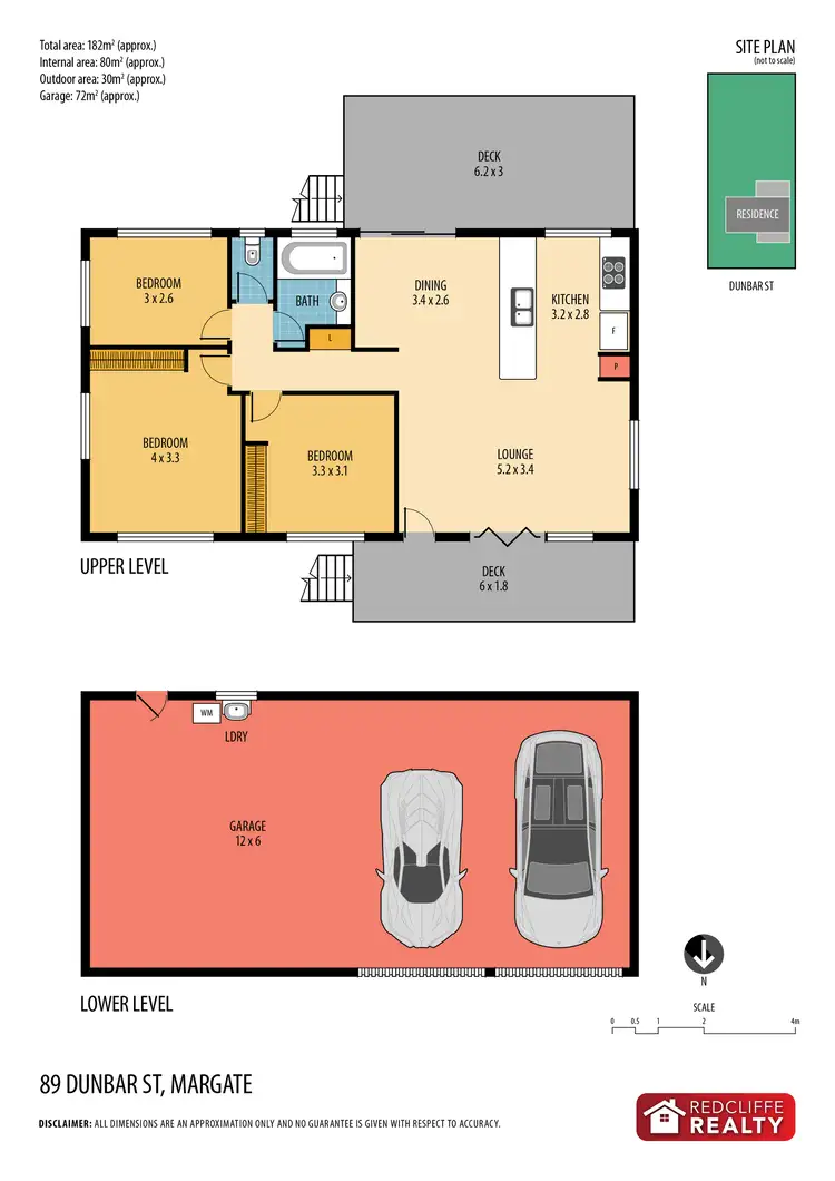 Floorplan of Homely house listing, 89 Dunbar Street, Margate QLD 4019