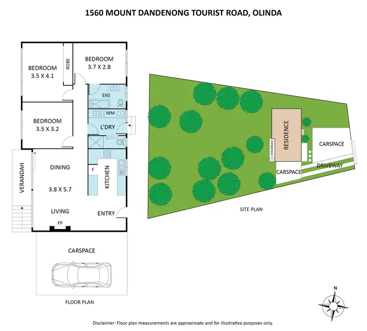 Floorplan of Homely house listing, 1560 Mount Dandenong Tourist Road, Olinda VIC 3788
