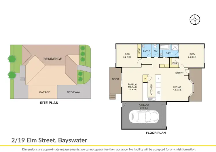 Floorplan of Homely unit listing, 2/19 Elm Street, Bayswater VIC 3153