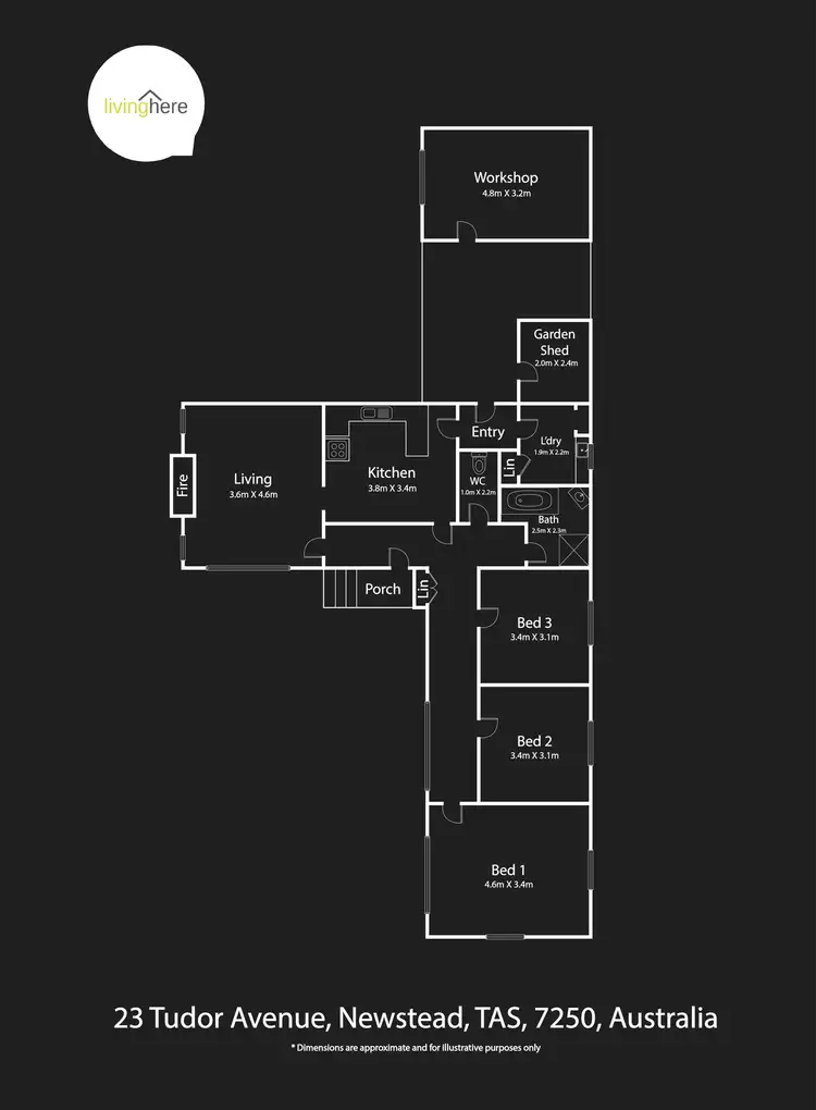 Floorplan of Homely house listing, 23 Tudor Avenue, Newstead TAS 7250