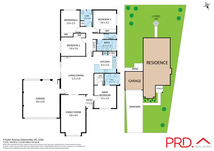 Floorplan of Homely house listing, 9 Tudor Avenue, Delacombe VIC 3356