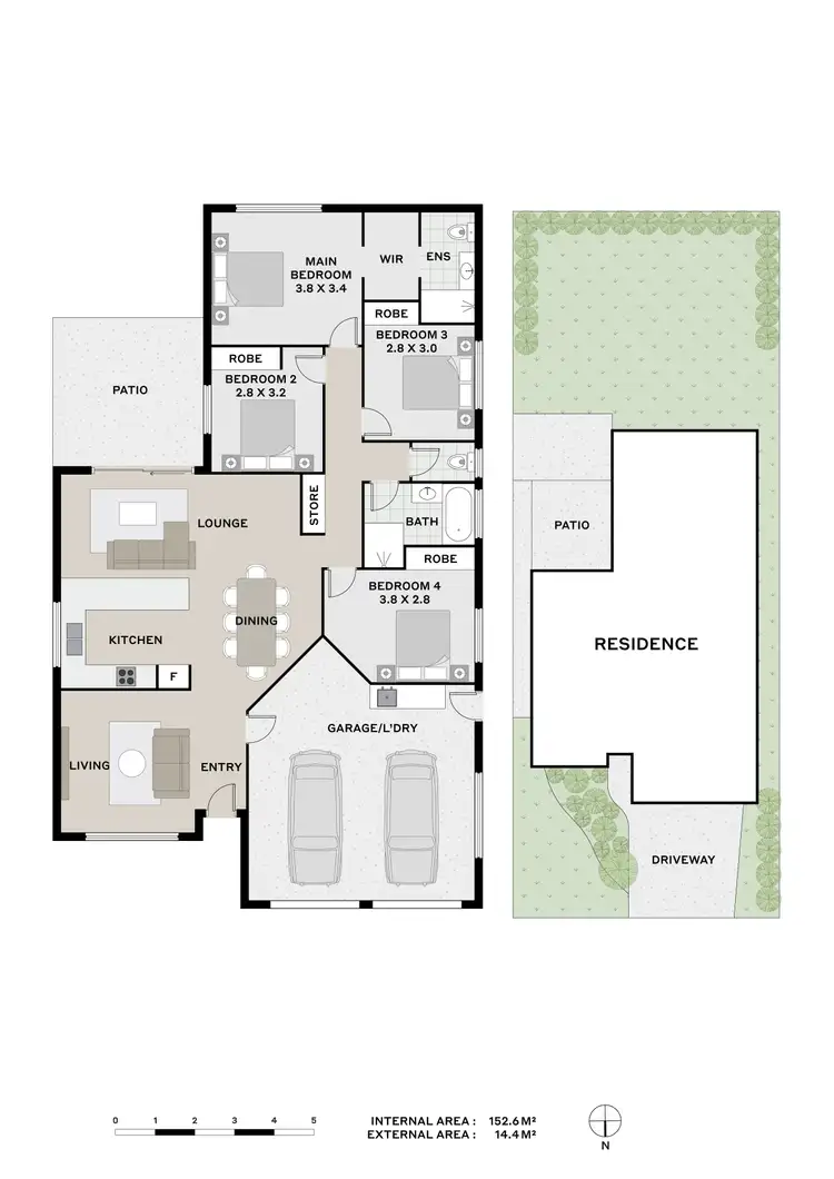 Floorplan of Homely house listing, 4 Lilium Close, Kirwan QLD 4817