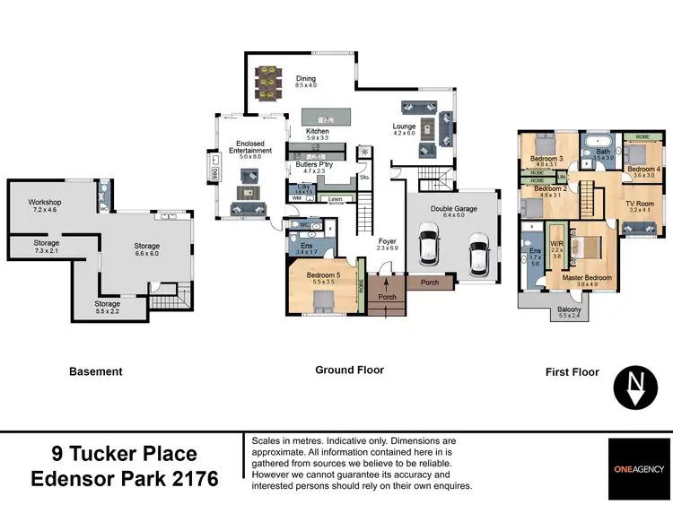 Floorplan of Homely house listing, 9 Tucker Place, Edensor Park NSW 2176