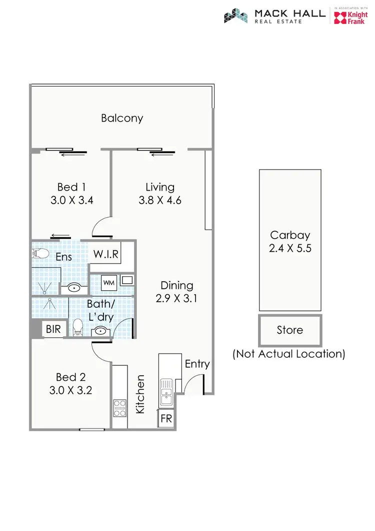 Floorplan of Homely apartment listing, 40/863-867 Wellington Street, West Perth WA 6005