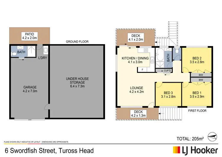 Floorplan of Homely house listing, 6 Swordfish Street, Tuross Head NSW 2537