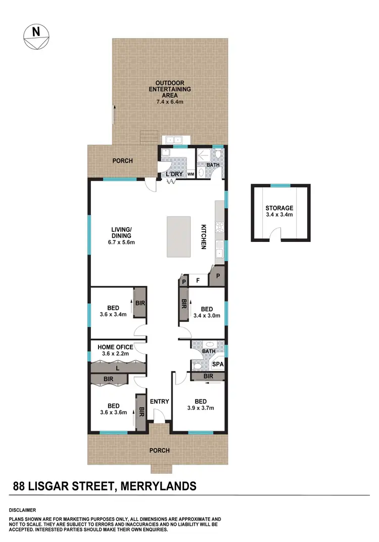 Floorplan of Homely house listing, 88 Lisgar St, Merrylands NSW 2160