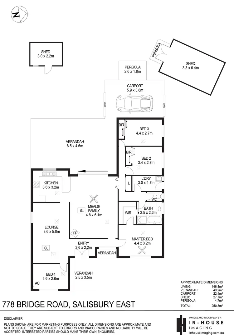 Floorplan of Homely house listing, 778 Bridge Road, Salisbury East SA 5109