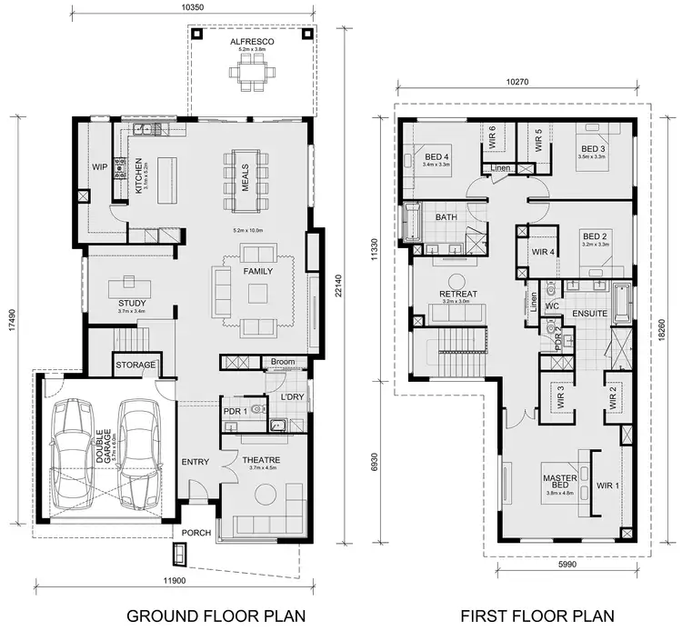 Floorplan of Homely house listing, Lot 2164 Riverfield Estate, Clyde VIC 3978