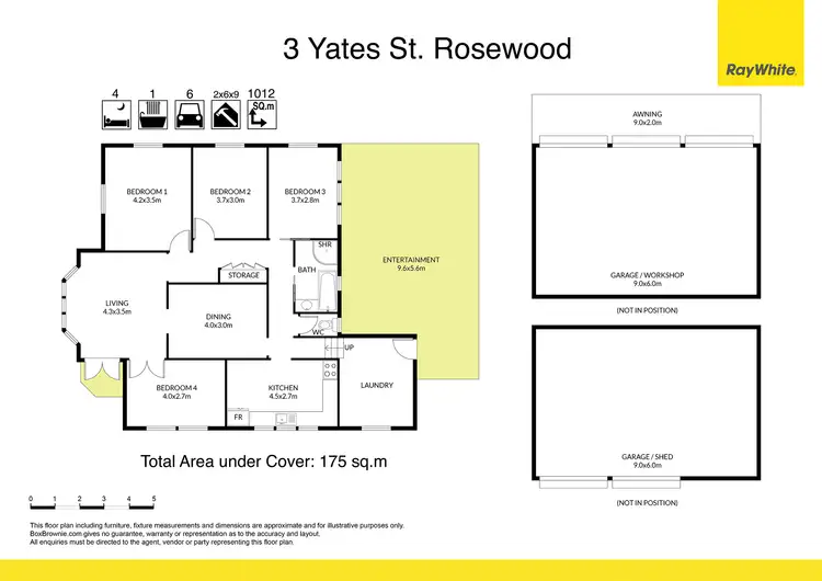 Floorplan of Homely house listing, 3 Yates Street, Rosewood QLD 4340