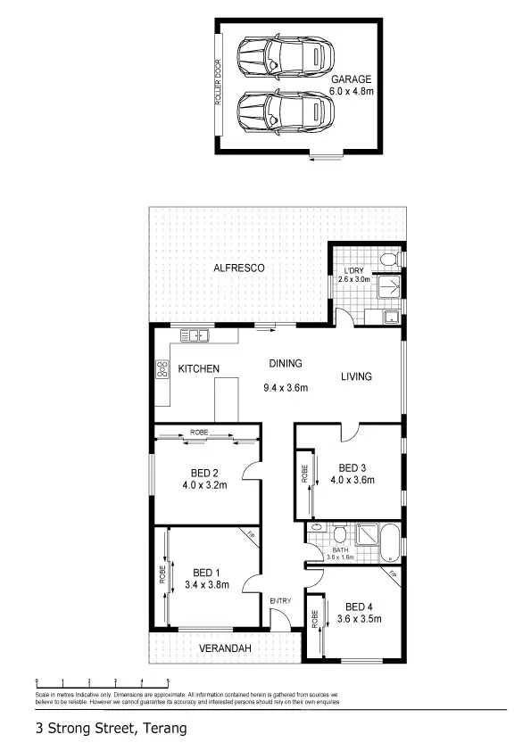 Floorplan of Homely house listing, 3 Strong Street, Terang VIC 3264